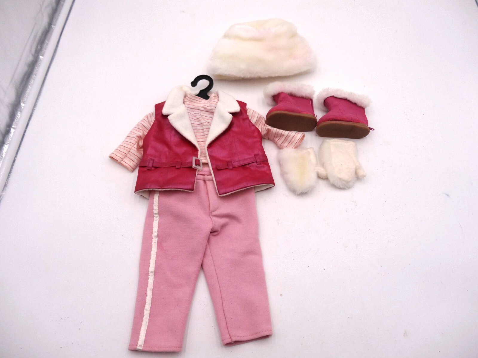 American Girl Pink Winter Snow Ski Trip Outfit 2002 JLY Just Like You an... - $27.72