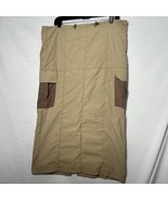 Women&#39;s Vero Moda Beige High Rise Cargo Maxi Skirt Size M - £17.83 GBP