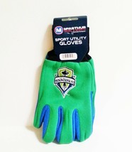 Seattle Sounders FC No Slip Grip Utility Work Gloves Soccer - £7.36 GBP