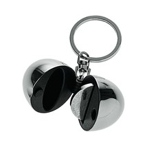 Alessi Bon Bon Key Ring/ Coin Holder in 18/10 Stainless Steel Mirror Pol... - $33.00