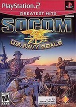 Socom U.S. Navy Sea Ls PS2 Play Station 2 Complete Cib Greatest Hits - £3.20 GBP