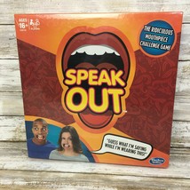 Speak Out Board Game Family Ridiculous Mouthpiece Challenge Fun Hasbro NIB - $12.19