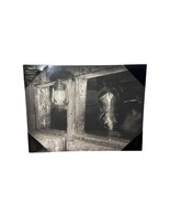 NEW Randiance Flickering Light Canvas Picture Wall Art Horse in Barn w/ ... - $48.65 CAD