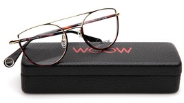 New Woow Watch Out 3 Col 901 Gold Eyeglasses Frame 50-21-144 B42mm - £149.40 GBP