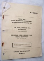 1973 ARMY GASOLINE STOVE 1 BURNER 2 BURNER INSTRUCTIONS - £7.79 GBP