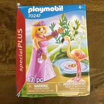 Playmobil 70247 Princess &amp; Pond &amp; Flamingo Special Plus New Damaged Box - £10.38 GBP