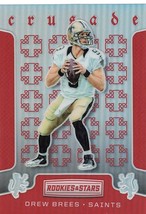 2016 Rookies &amp; Stars Drew Brees Crusade Red /99 A66 - £7.65 GBP