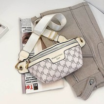 Letter Women&#39;s Waist Bag PU Leather Fanny Pack  Designer Crossbody Chest Bags Wo - £28.42 GBP