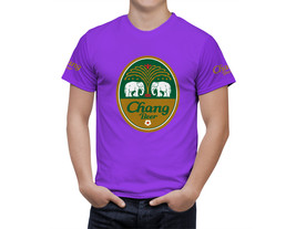Chang Beer Violet T-Shirt, High Quality, Gift Beer Shirt - £25.17 GBP
