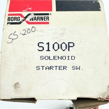 S100P Solenoid Starter SW Borg Warner - NEW - £22.47 GBP