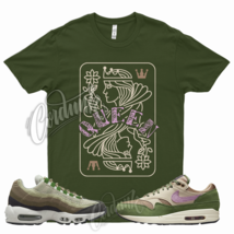 QUEEN Shirt for N Air Max 1 NH Treeline 95 Earth Day Bordeaux Tan Brown Olive - £20.43 GBP+