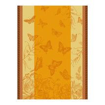 Le Jacquard Francais Papillons Orange Butterfly Cotton Tea or Kitchen To... - $28.00