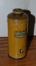 Vintage Dr Scholls Foot Soap Metal Tin Granulated Advertising Medical - $26.99