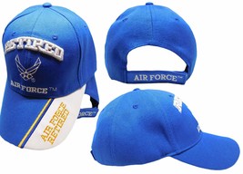 U.S. Air Force USAF Retired Wings Royal Blue Embroidered Cap Hat (TOPW) - £7.85 GBP