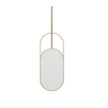 Modern LED Oval Wall Mirror with Magnifying Feature and Stainless Steel Frame - £1,370.47 GBP