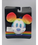 Mickey Mouse Disney Rainbow Collection Keychain Clip-On Pride Plush Toy ... - $11.87