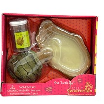 Our Generation Pet Turtle Set 18&quot; Doll Accessories New in Box - £11.51 GBP