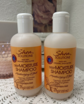 (2) Simply Shea Solutions Deep Moisture Shampoo, 8 oz each Paraben Free-NEW! - £7.47 GBP