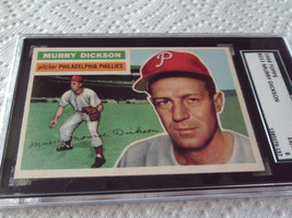 1956 Topps # 211 Murray Dickson Sgc 80 Phillies Baseball !! - £47.17 GBP