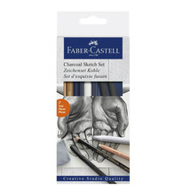 Faber-Castell Classic Charcoal Sketch Set - £30.00 GBP