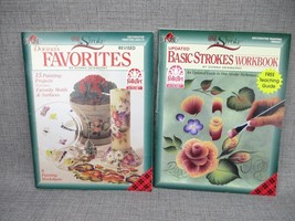 One Stroke Painting Flower Garden Birds Insects Donna Dewberry lot 2 BOOKS - £9.66 GBP