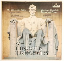 A Lincoln Treasury Vinyl Record Orson Welles Burl Ives Lonesome Train 12... - $29.99