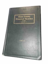 Chase County (Kansas) Historical Sketches Volume I 1940 - £69.87 GBP