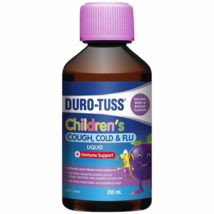 Duro-Tuss Children’s Cough, Cold &amp; Flu + Immune Support Liquid 200mL - £66.69 GBP