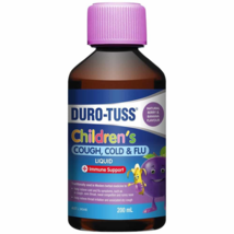 Duro-Tuss Children’s Cough, Cold &amp; Flu + Immune Support Liquid 200mL - £67.06 GBP