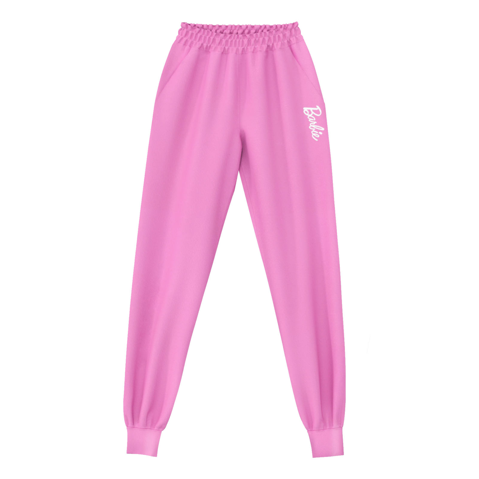 Primary image for Pepco Barbie Mattel Womens Pink Velour Trackpants Size L