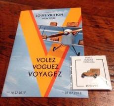 100% Authentic Louis Vuitton NYC New York Exhibition Special Edition Pin Exhibit - £97.78 GBP