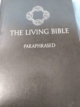 The Living Bible Paraphrased Tyndale House 1973 Green Padded Hardcover - £9.39 GBP