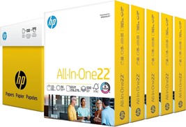 8.5X 11 Paper | All-In-One 22 Lb | 5 Ream Case - 2,500 Sheets, Hp Printe... - £56.57 GBP