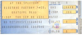 Grateful Dead Concierto Ticket Stub Septiembre 8 1988 Philadelphia Penns... - £43.68 GBP