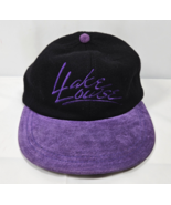 Vintage Lake Louise Black Purple Felt Style Hat Cap Headline Headwear Sk... - $276.52 MXN
