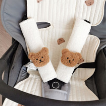 Cartoon Bear Shoulder Sleeve Protective Cover Baby Car Anti-strangulatio... - £9.02 GBP