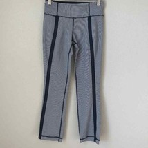 Lululemon Coast To Class Navy Gingham Crop Leggings sz 4 - £27.05 GBP