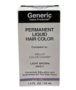 Generic Value Products 5N/511 Permanent Liquid Hair Color Light Brown 1.4oz - $27.38 CAD