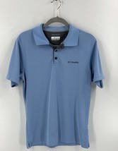 Columbia Mens Polo Shirt Size Small Light Blue Omni Wick Advanced Evapor... - $29.70
