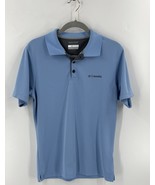 Columbia Mens Polo Shirt Size Small Light Blue Omni Wick Advanced Evapor... - $545.52 MXN