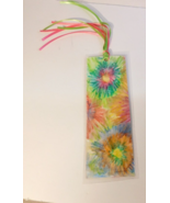 Tye Dye #2 Bookmark - original one-of -kind artwork Inktense  double-sided - $6.92