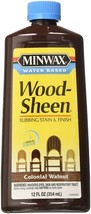 Minwax Water Based Wood-Sheen Running Stain &amp; Finish, Colonial Walnut, 1... - $938.36 MXN
