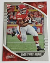 2020 Clyde EDWARDS-HELAIRE Panini Absolute Nfl Rookie Football Card # 118 Kc - £4.78 GBP