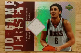 2006-07 Basketball UD Reserve UD Game Jersey Relic Andrew Bogut UD-AB - £7.42 GBP