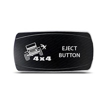 CH4x4 Rocker Switch Eject Button Symbol-Horizontal-Amber LED - $15.83
