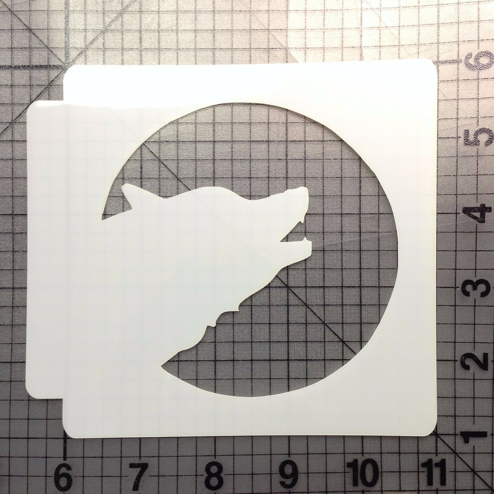 Halloween Wolf 100 Stencil - $3.50+
