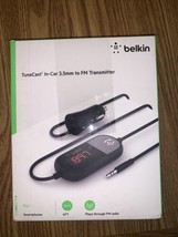 Belkin TuneCast In-Car 3.5mm Aux to FM Transmitter - Black. M - £8.01 GBP