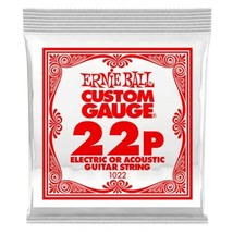 Erinie Ball Single .022 Plain Steel String - $1.50