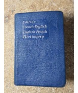COLLINS FRENCH ENGLISH DICTIONARY GEM - RUDLER, ANDERSON -1953 - PAPERBA... - $26.23