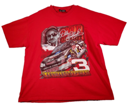 Dale Earnhardt Tee Shirt Unisex Large Red NASCAR Short Sleeve Chase Authentics - £23.95 GBP